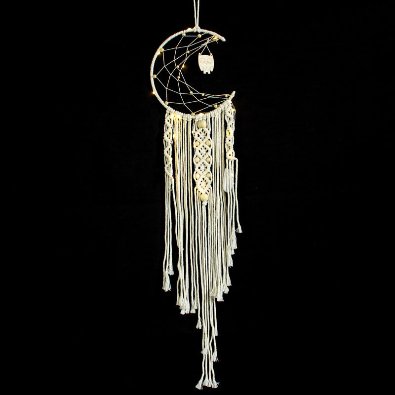 Boho Tapestry Home Decor Wall Hanging Hand Woven Cotton Thread Dream Catcher Ornament