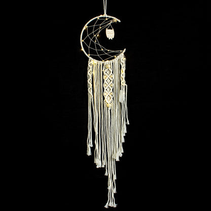 Boho Tapestry Home Decor Wall Hanging Hand Woven Cotton Thread Dream Catcher Ornament