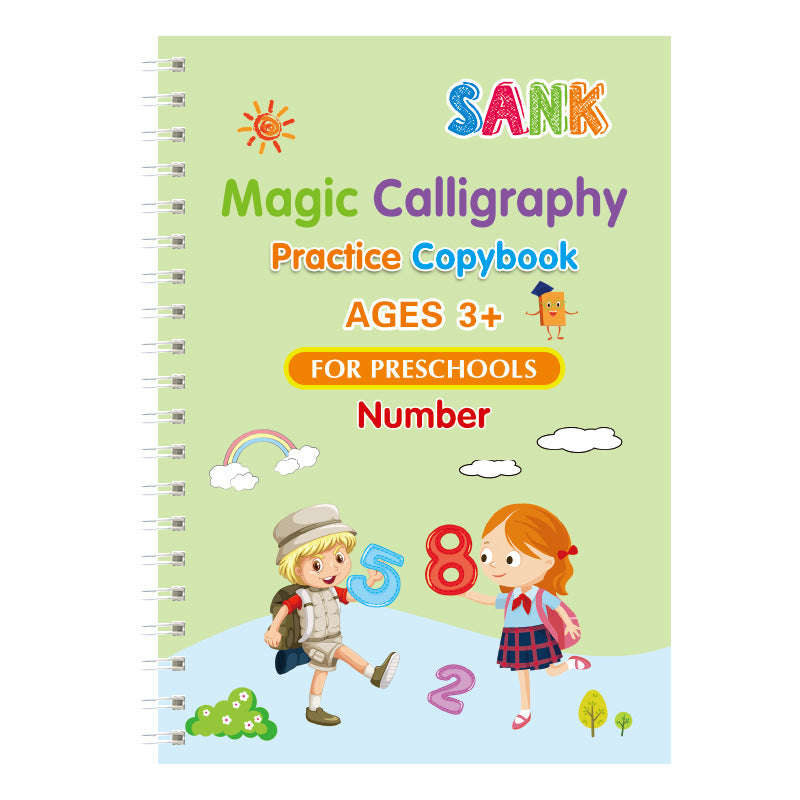 Reusable Hand Writing Practice Books Calligraphy Tracing Magic Practice Copy Book Kids Gift Students Gifts