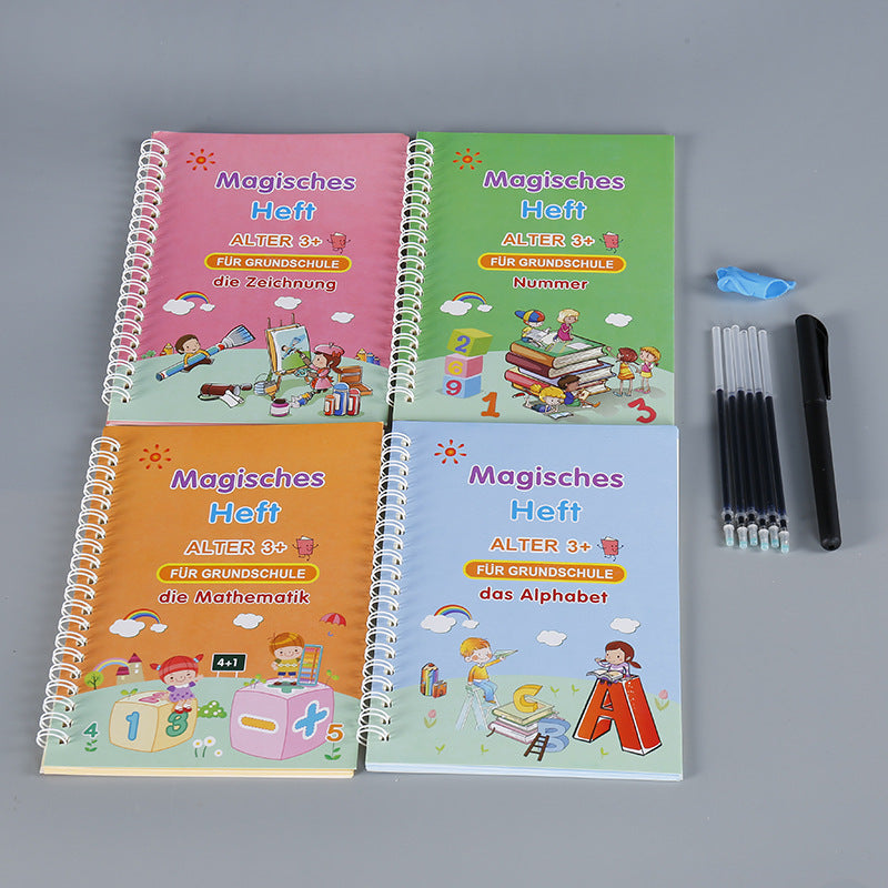 Reusable Hand Writing Practice Books Calligraphy Tracing Magic Practice Copy Book Kids Gift Students Gifts