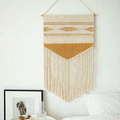 Boho Hanging Tapestry Vintage Fabric Macrame Decoration Watt-hour Meter Box Cover Hotel Hanging Blanket Home Office Wall Decor