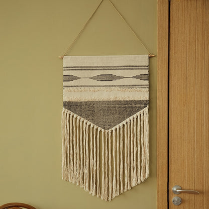 Boho Hanging Tapestry Vintage Fabric Macrame Decoration Watt-hour Meter Box Cover Hotel Hanging Blanket Home Office Wall Decor