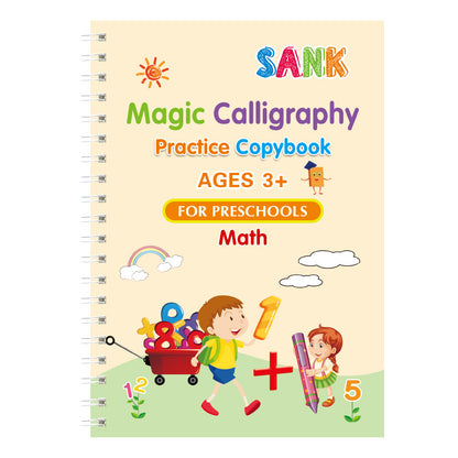 Reusable Hand Writing Practice Books Calligraphy Tracing Magic Practice Copy Book Kids Gift Students Gifts