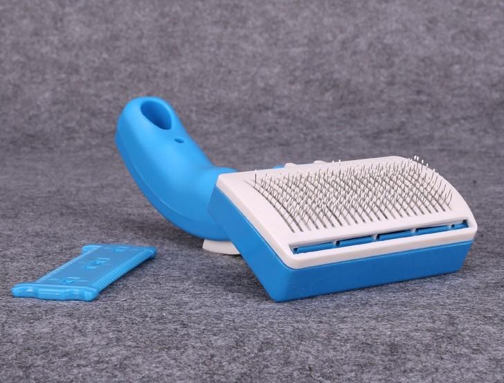 PetZoom Brush for Dogs and Cats Pet Grooming Brush Removes Mats and Tangles For Long and Short Haired Pets