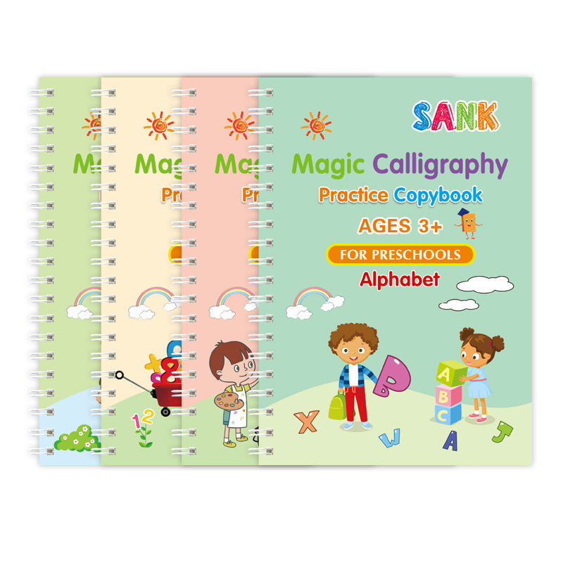 Reusable Hand Writing Practice Books Calligraphy Tracing Magic Practice Copy Book Kids Gift Students Gifts