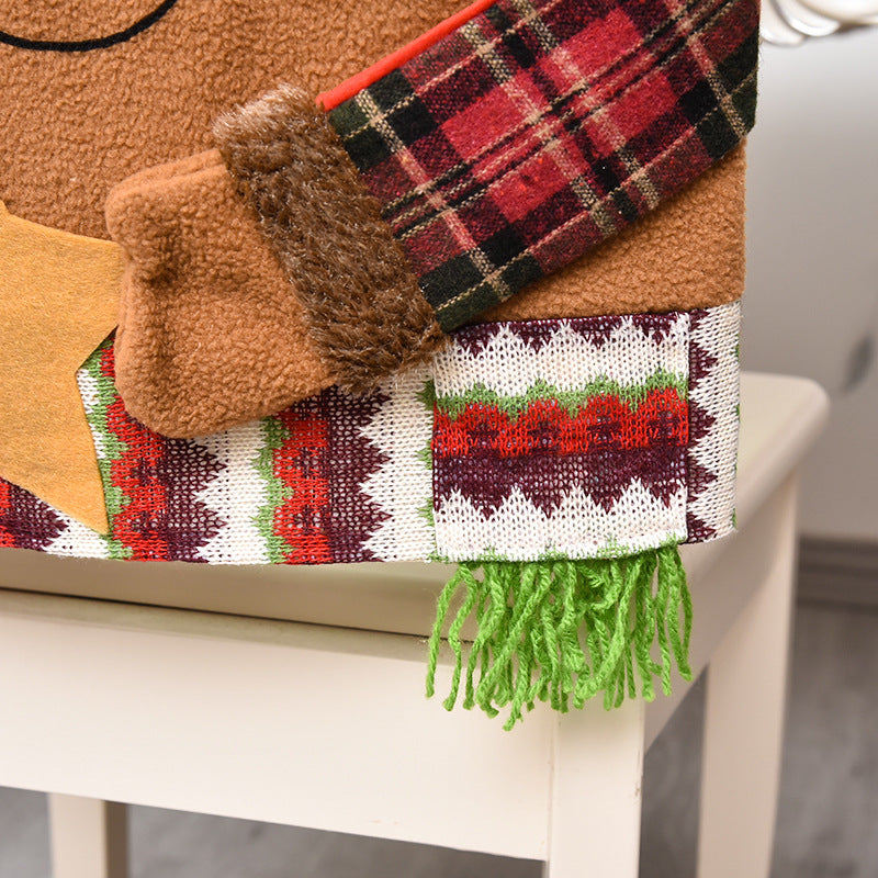 Christmas decoration chair set, new figurine chair cover, European and American decoration ornaments, home decor