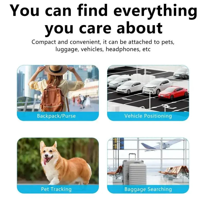 GPS Mini Smart Tracker showing waterproof design and durability for outdoor use