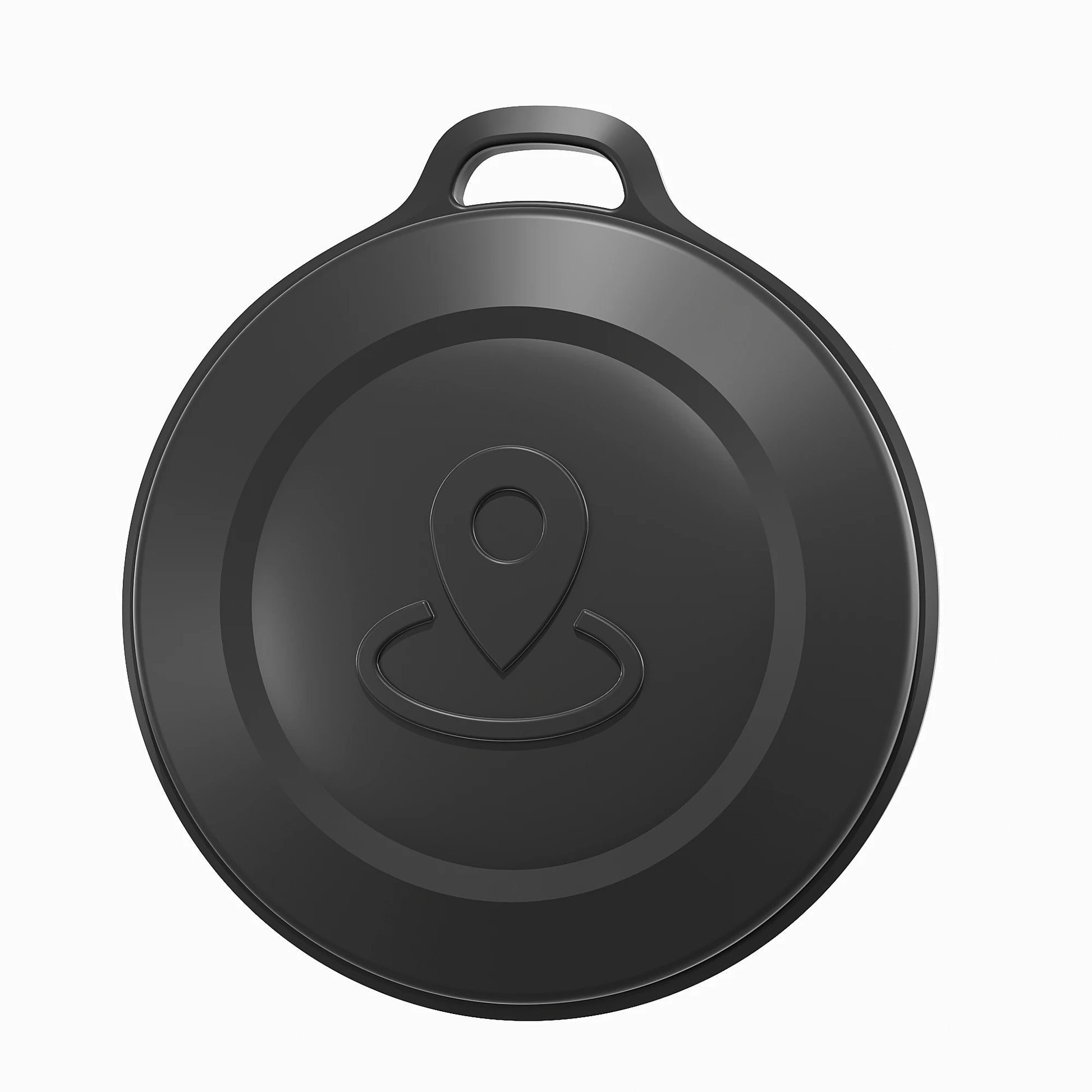 Key finder GPS Mini Tracker attached to a keychain, providing easy tracking of personal items